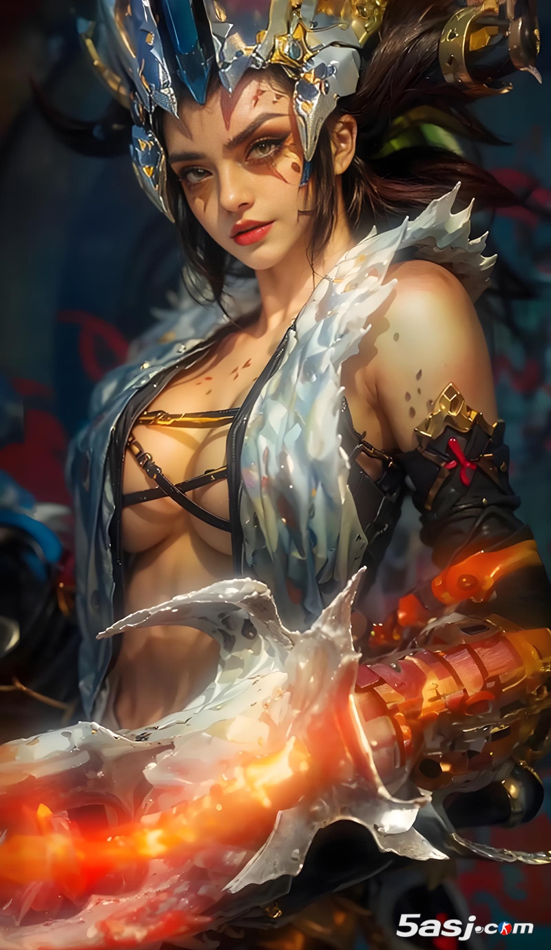 AI绘制的LOL美女角色欣赏：如何重塑英雄联盟的美学表达？