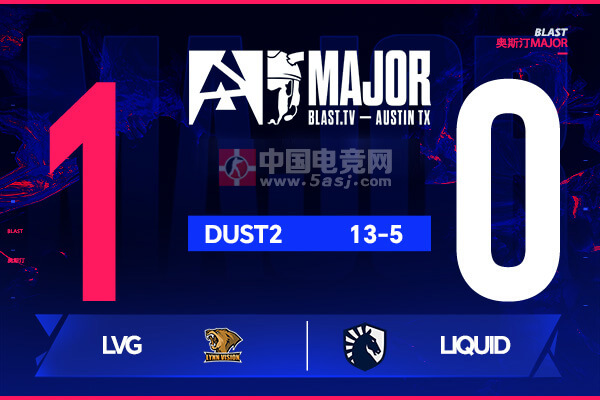 奥斯汀Major战报：中国力量崛起！LVG 13-5完胜北美豪门Liquid