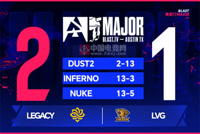 BLAST奥斯汀Major：LVG 1-2憾负Legacy止步第三阶段｜z4k