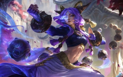 LOL新英雄芸阿娜原画曝光：25.14版本魔法觉醒 信仰系