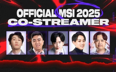 2025 MSI二路解说阵容公布 Smeb Wolf加盟 德云色Letme等领衔中文流