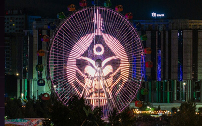 The MongolZ巨型LOGO闪耀乌兰巴托摩天轮 亚洲CS历史最佳战绩战队获家乡力挺 The MongolZ巨型LOGO闪耀乌兰巴托摩天轮 亚洲CS历史最佳战绩战队获家乡力挺