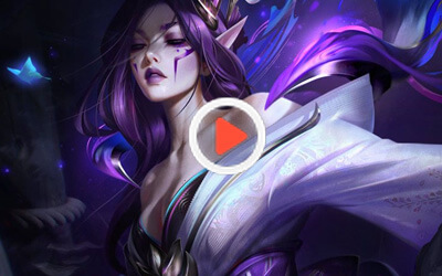 【英雄联盟】圣堂灵魂莲华莫甘娜皮肤CG  三种形态特