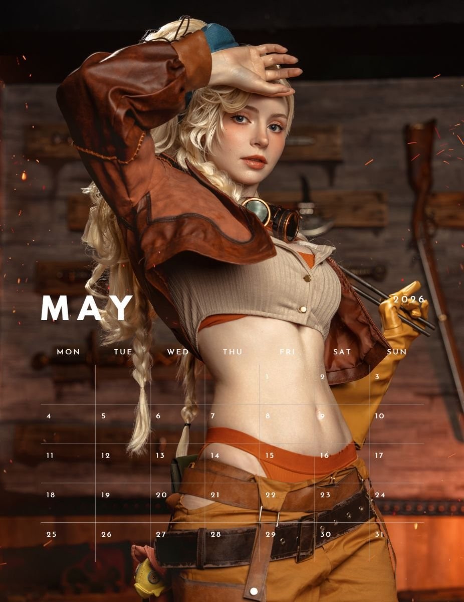 艾什莉体模Cos新作：可爱女仆以及玛莉·萝丝入浴图