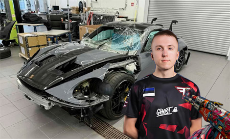 ropz天价座驾半价抛售！7万欧入手保时捷GT3 RS事故车，发动机变速箱竟完好无损？