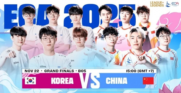 ECA亚洲赛LOL决赛：韩国队3-0零封中国队，中韩新星命运交错