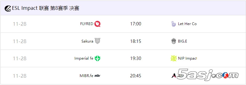 ESL Impact S8前瞻：赛制、参赛队伍、奖金及赛程