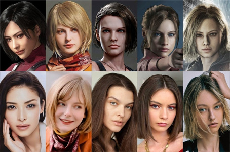 《生化危机》迎来系列最新作前夕，一组女角色与真人模特对比图再次点燃玩家社区