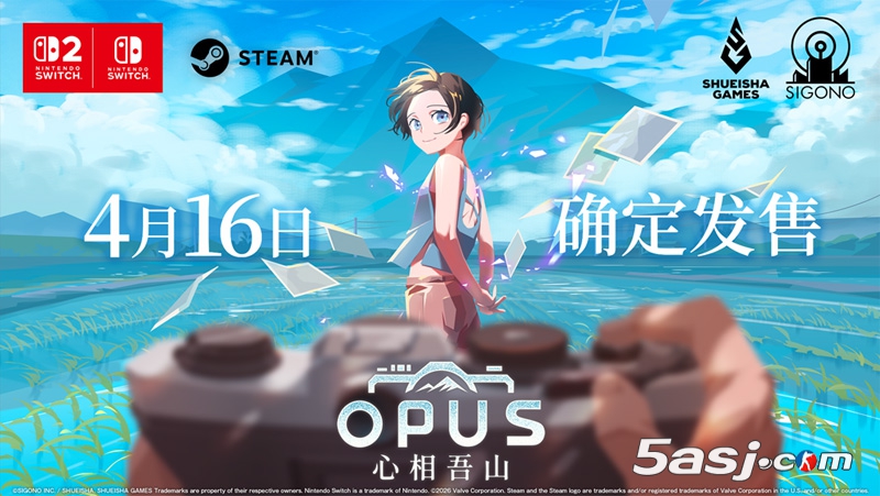 独立团队SIGONO开发、集英社发行《OPUS：心相吾山》于任天堂直播亮相