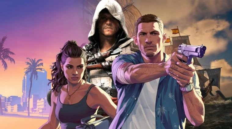 时隔13年，《刺客信条：黑旗》再次与R星《GTA》系列新作同期发售