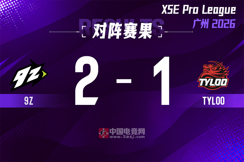 XPL广州2026淘汰赛第一场:9z 2-1 TYLOO XPL广州2026淘汰赛第一场:9z 2-1 TYLOO