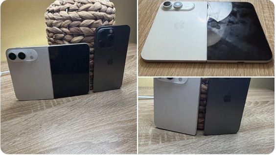 海外博主晒出苹果首款折叠手机完整机模：iPhone Ultra