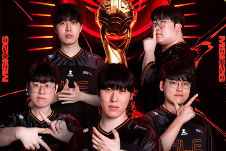 《英雄联盟》2026季中赛（MSI）：HLE以3比2力克BLG夺得冠