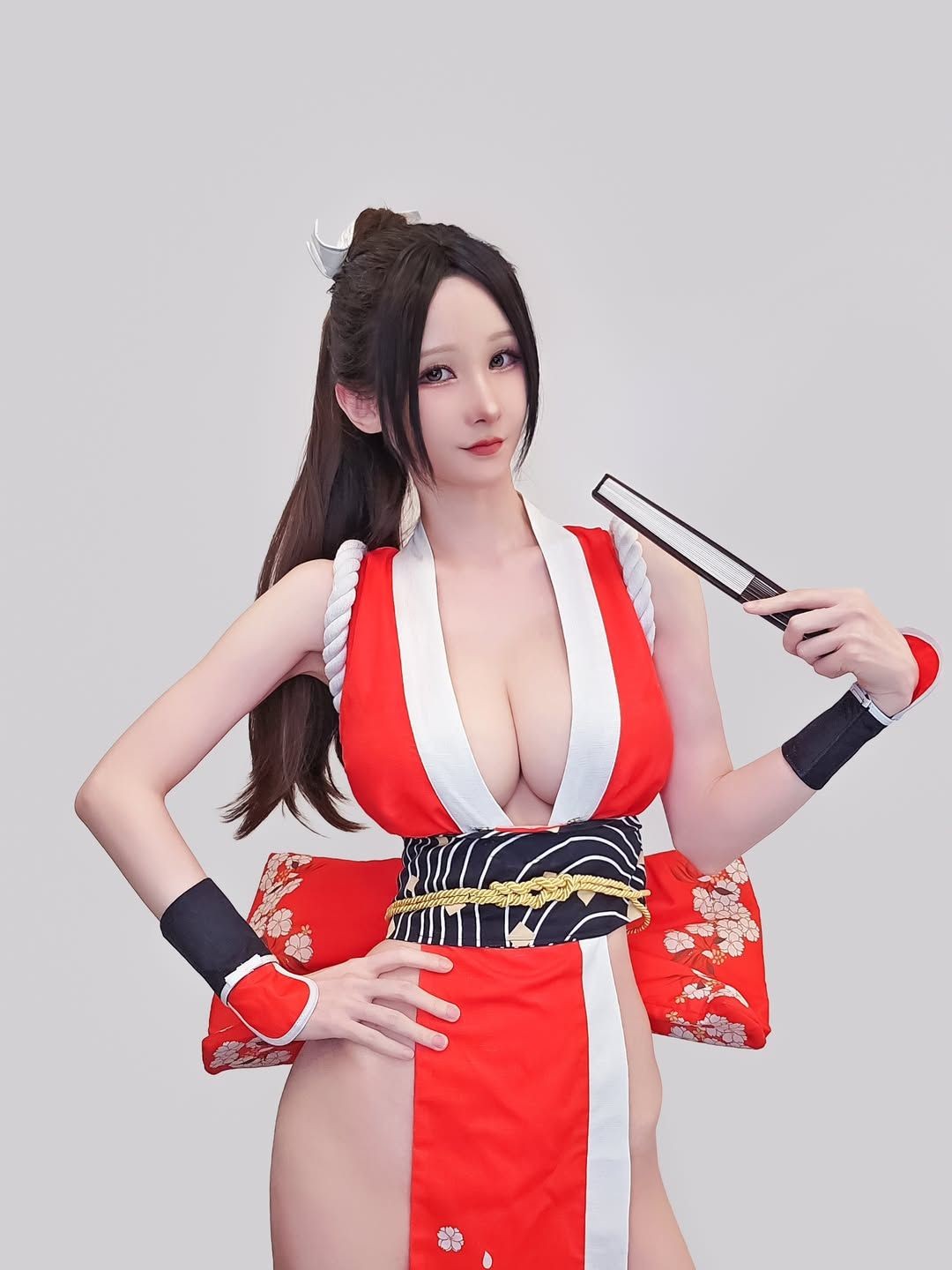 《剑星》体模Myboo分享Cos不知火舞美照：妹子胆大什么都敢穿