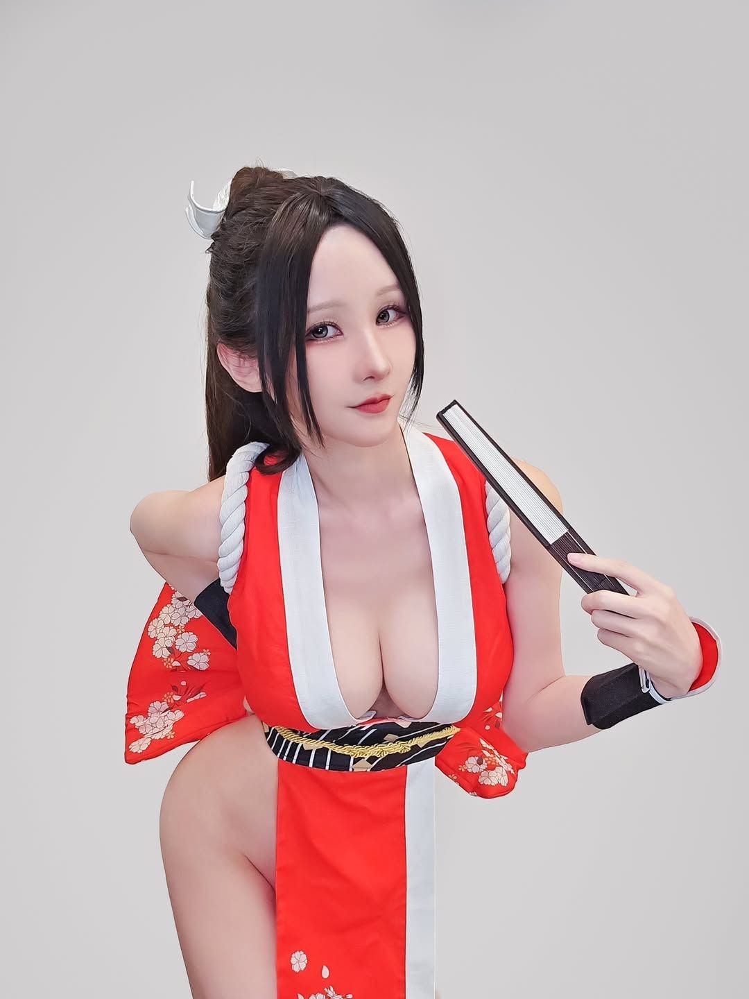 《剑星》体模Myboo分享Cos不知火舞美照：妹子胆大什么都敢穿