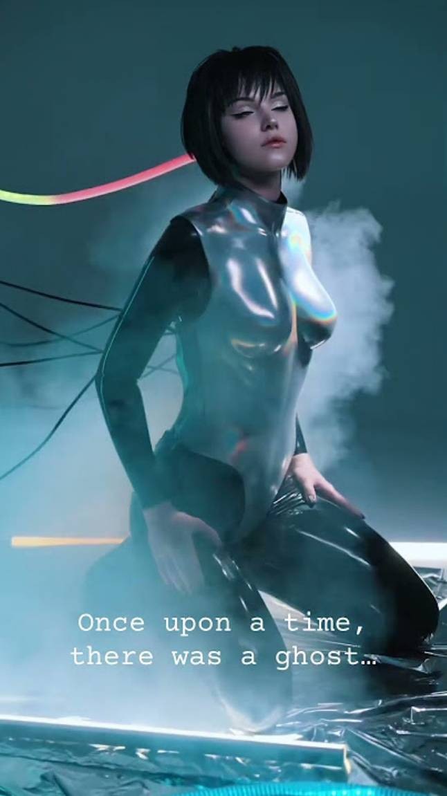 俄罗斯美女分享《新攻壳机动队2026》草薙素子Cos美图